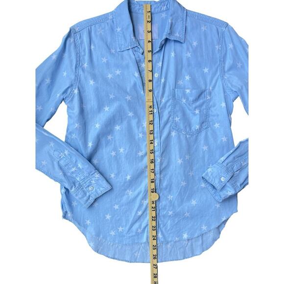 Rails Ingrid Button Down Shirt Top Light Vintage Stars – Size Small – Sold Out - Picture 13 of 16